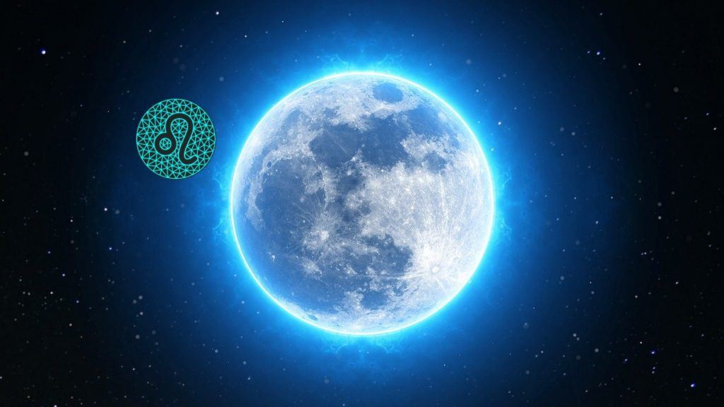 características da lua em leão