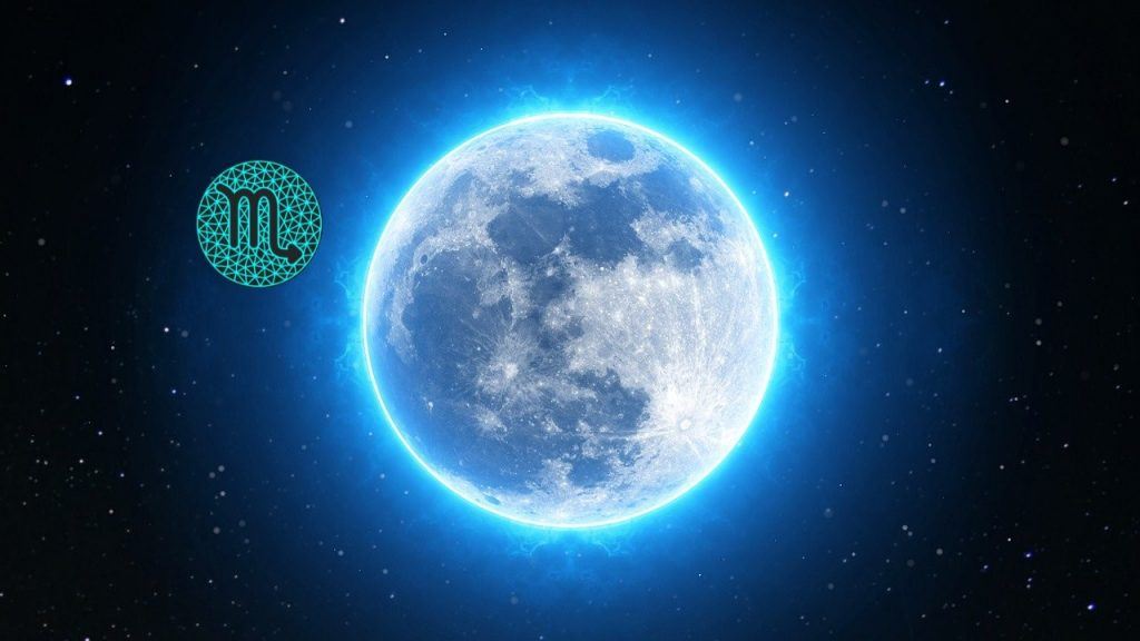 características da lua em Escorpião
