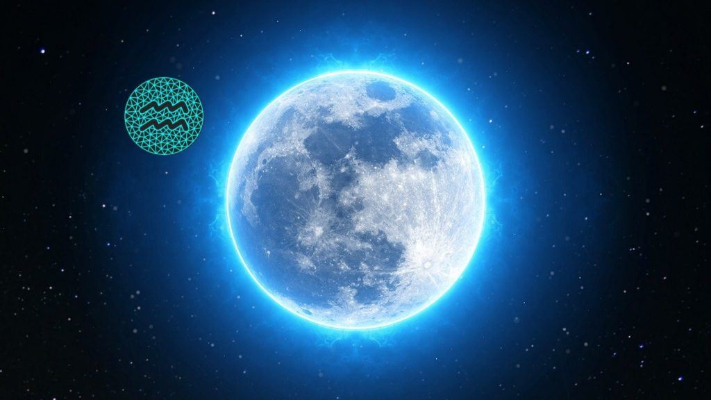 características da lua em aquário