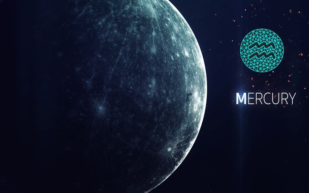 características de mercúrio em aquário