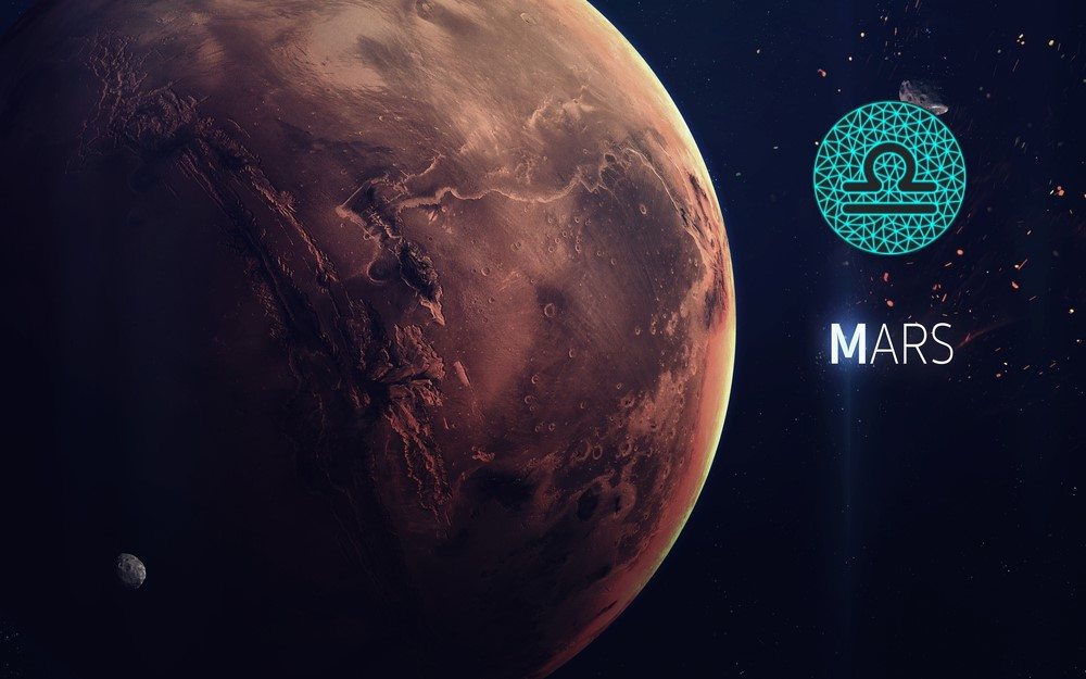 características de marte em libra