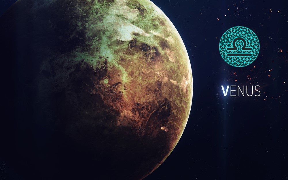 características de vênus em libra