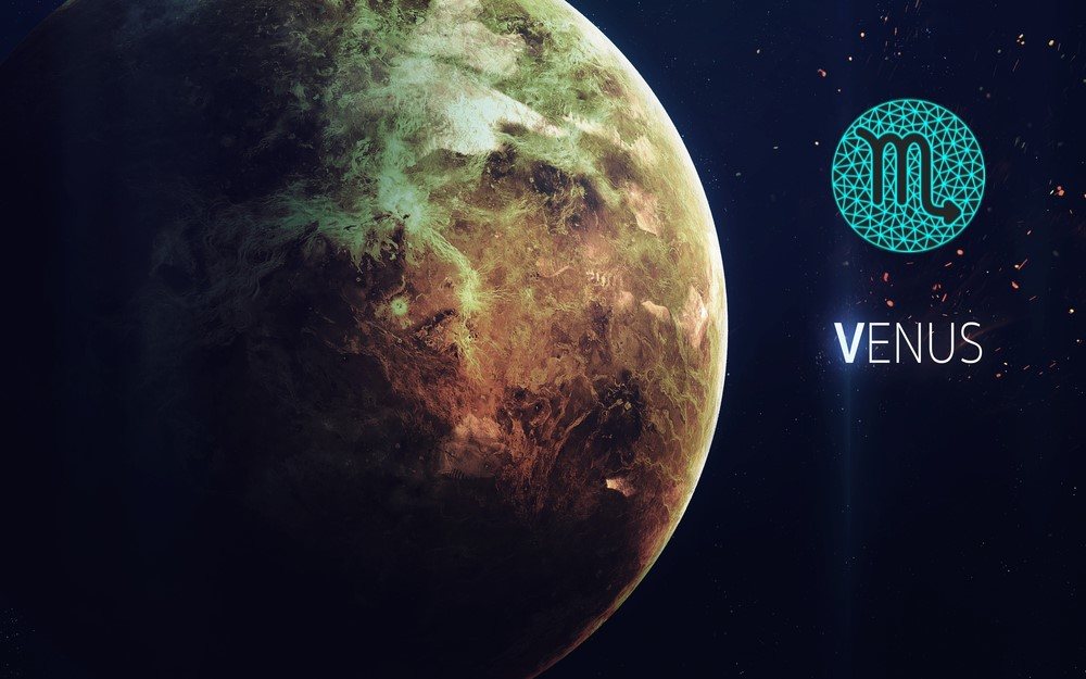 características de vênus em escorpião